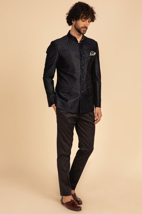 Delicate Kairos Bandhgala Set